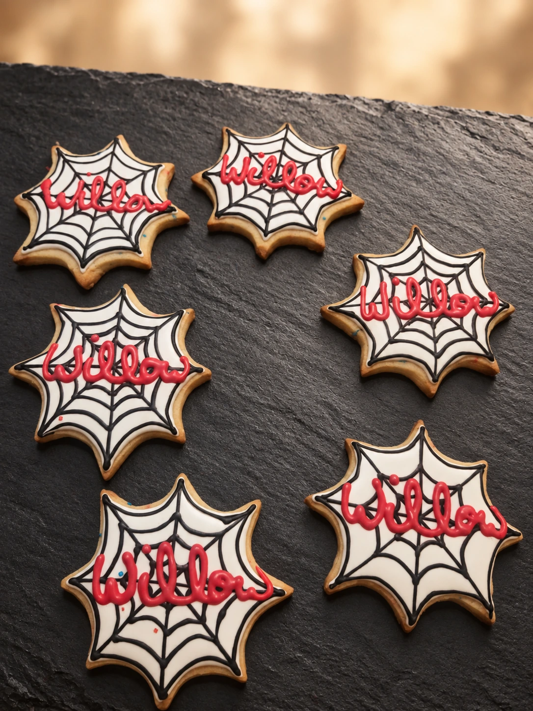 Spiderweb details cookie set